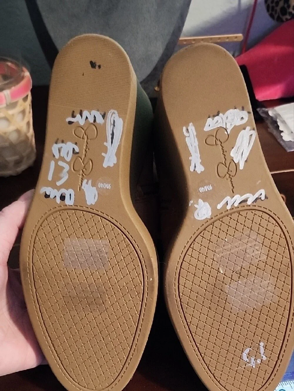 Jessica Simpson tan suede